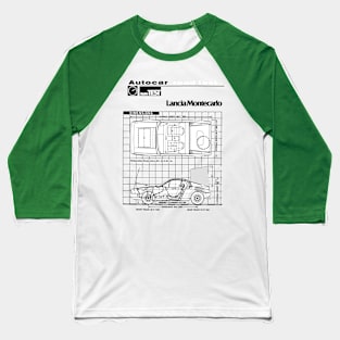MONTECARLO - road test data Baseball T-Shirt
